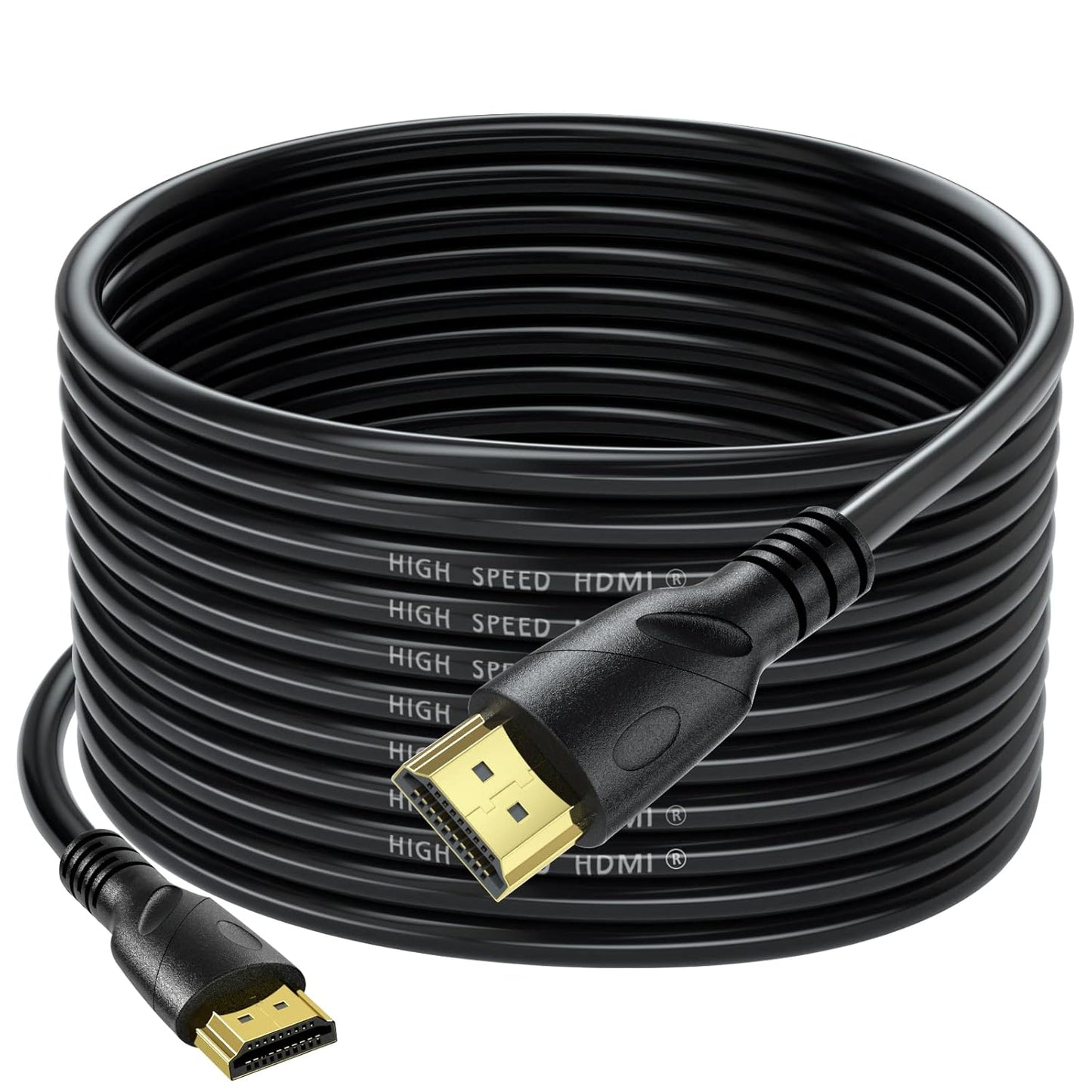 Jorenca 4K 40ft 2.0 4K@60Hz 18gbps, 1080p 3D PS3/4/5/9 HDMI Cable Ultra High Speed HDMI Cables Gold Plated
