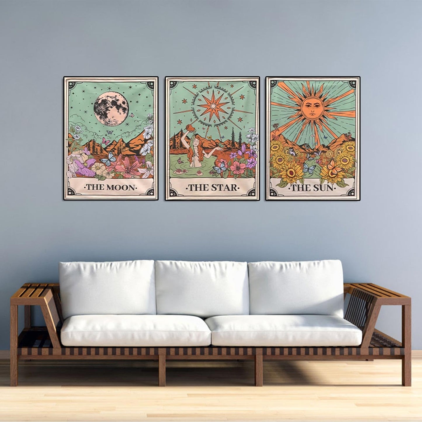 WUDWL Diamond Painting Kits for Adults - 3 Pack Sun and Moon DIY 5D Diamond Art Kits Full Drill Diamond Dots Paintings with Diamonds Gem Art and Crafts Home Decor 12x16inch