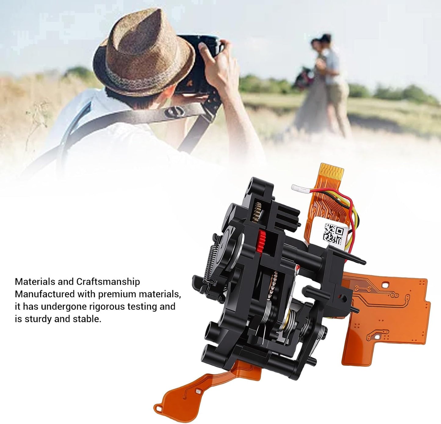 D7000 D7000 Yunseity Aperture Assy, Replacement for Camera ABS Aperture Control Assembly Repair Part, with Easy