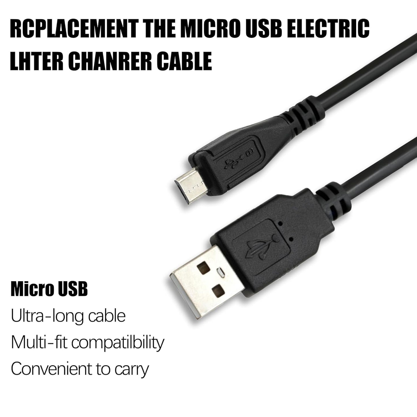 UIGOCLE 2.0 MP3 (3.3FT) Replacement Micro USB Charging Cable, USB Fast Charging Cable, Compatible with Nokia LG Sony