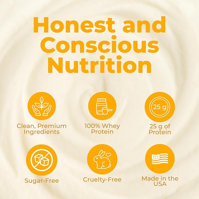 About Time Whey Protein Isolate Powder 24g Chocolate, Natural Ingredients, Non-GMO, Gluten-Free, Lactose-Free, Zero Sugar, Low Carb, 32 Servings
