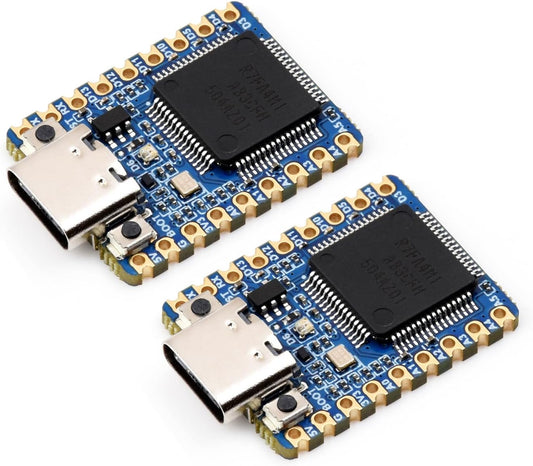 waveshare 2PCS RA4M1-Zero 32-Bit MCU-RA4M1, 48MHz Mini Development Board, Based on Operating Frequency, Built-in FPU