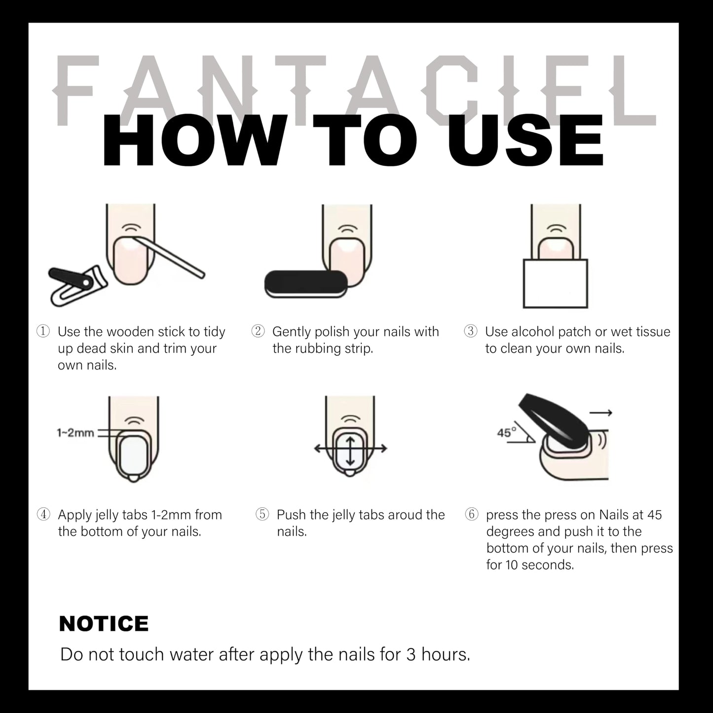 FANTACIEL 10 PCS Handemade Press On Nails Cat Eye Design Acrylic Nails Reusable Almond Fake Nails Strawberry Almond L