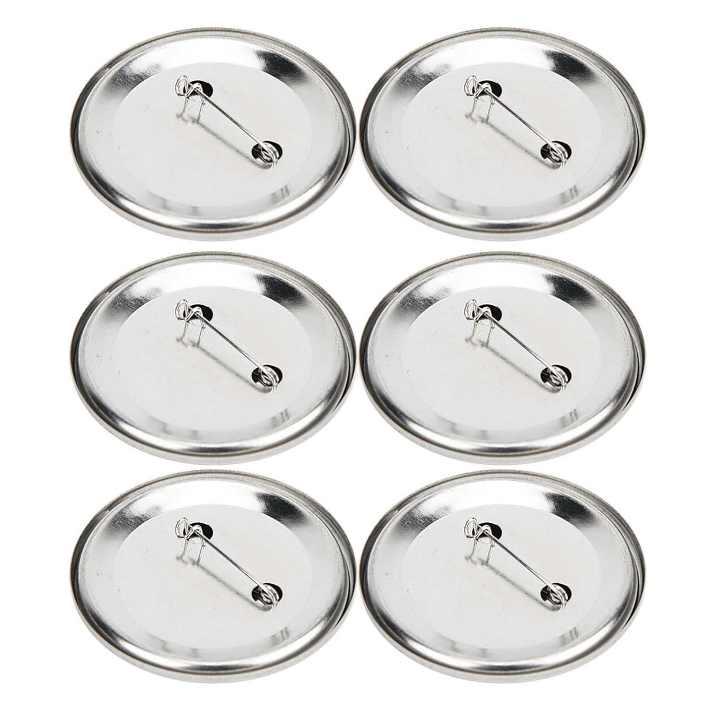 100 Sets 56mm Badge Pin Button Parts, Badge Making Supplies Crafts Materials for Button Maker Machine