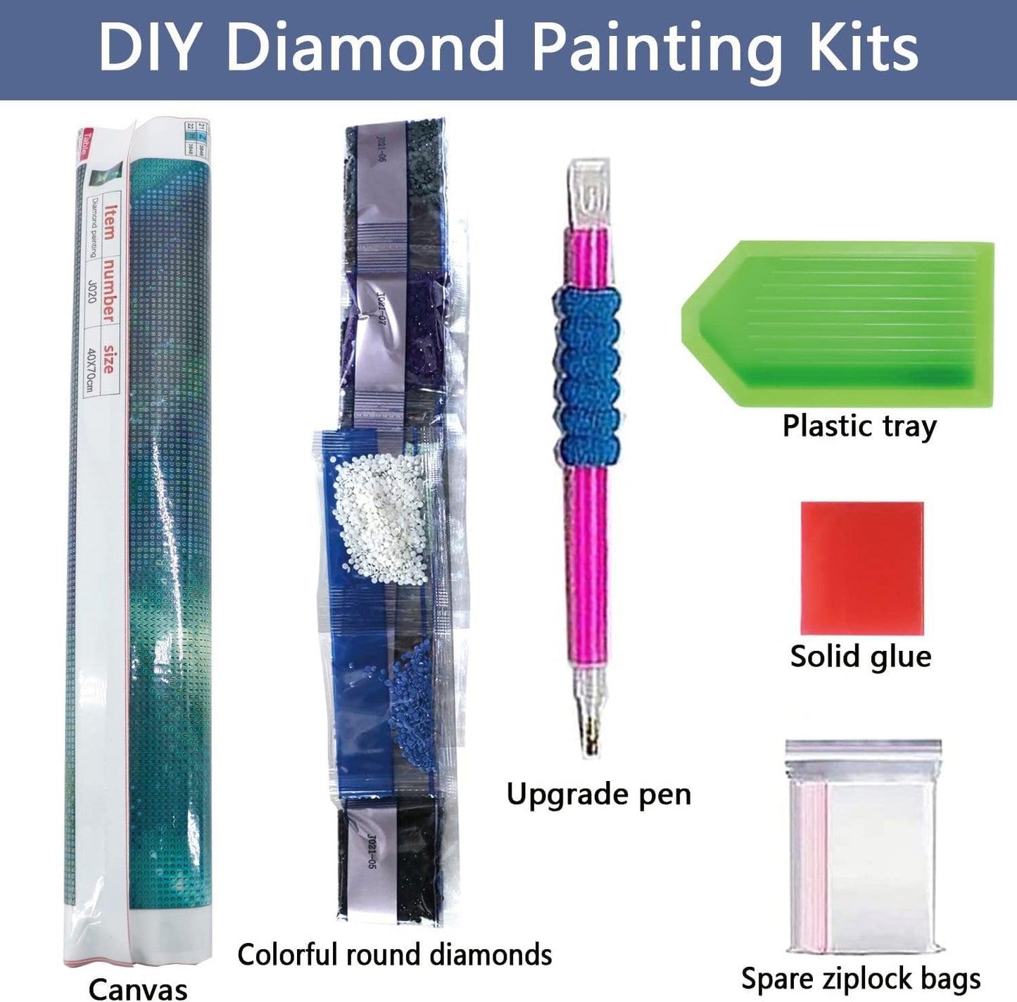 Benjenes 3PCS Diamond Art Kits for Adults, Tarot Theme Diamond Painting Kits for Adults, 5D DIY Round Drill Gem Art Paint with Diamonds Dots Crafts Kits for Home Decor Gift 12x16 inch