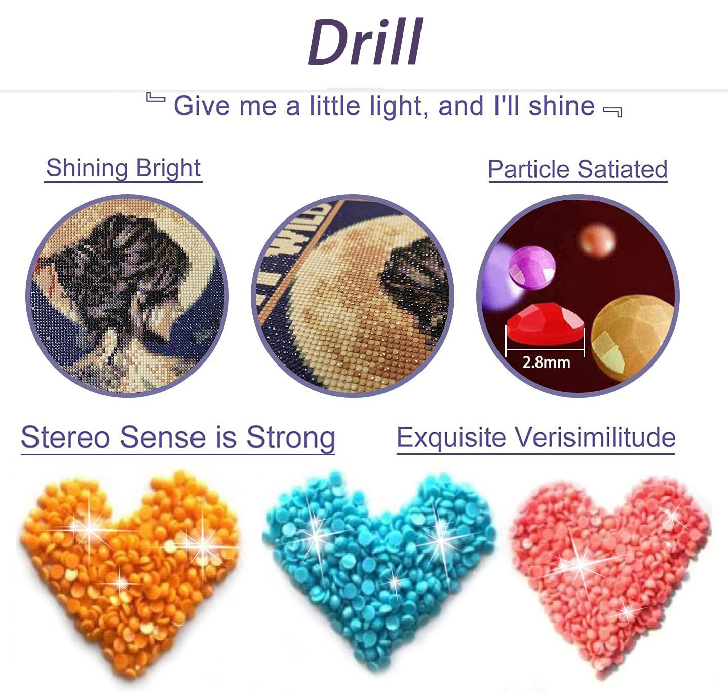 VeGuude Diamond Painting Kits for Adults, 4 Pack Van Gogh Starry Night Diamond Art Kits, 5D Full Drill DIY Crafts for Adults Home Wall Decor Sunflower Irises Café Terrace at Night [12x16in]