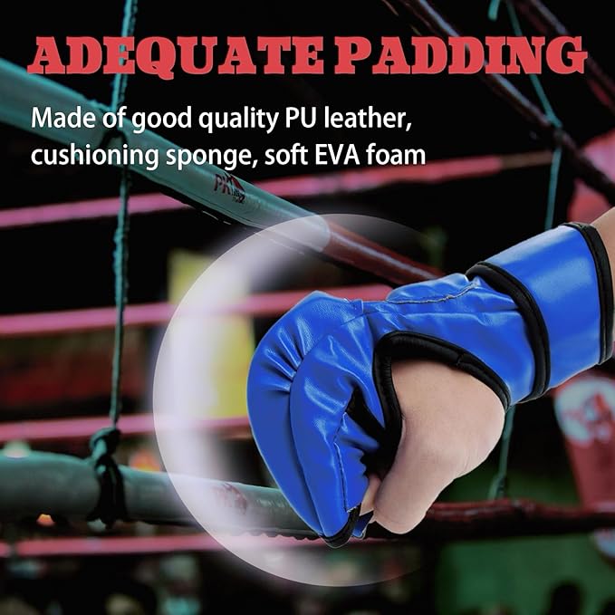 2 Pairs Boxing Gloves Kickboxing Gloves for Men Women Beginner Professional Shockproof Leather Sparring Training Gloves Set MMA Gloves