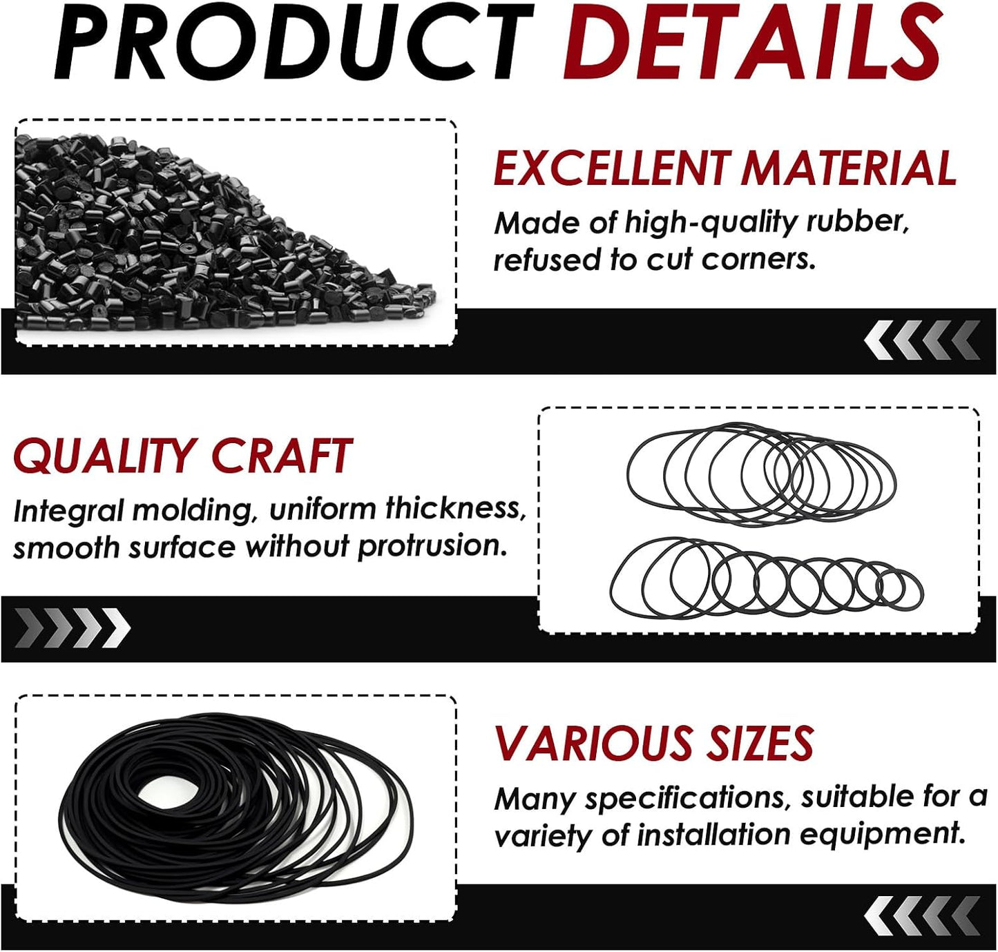 TNJPSEK 50 Cassette Set (1mm Pcs Player Belts Replacement Kit, Mixed Flat Rubber Drive Belts for Tape Recorder Repair