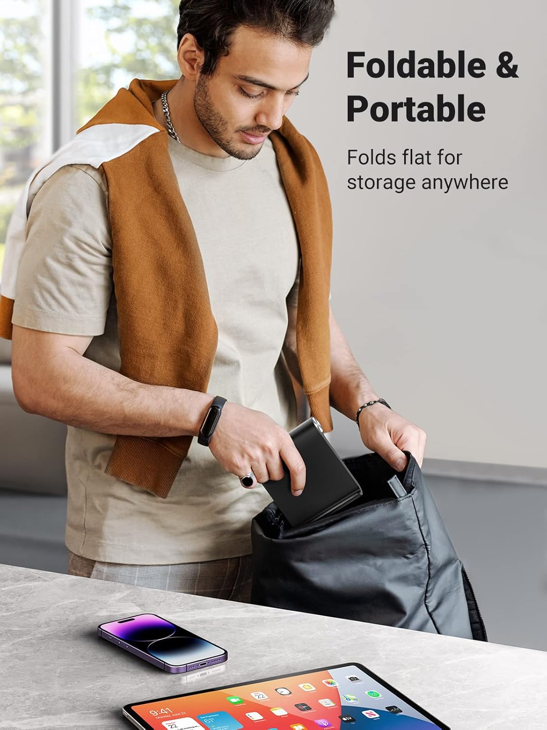 UGREEN 11 9.7 10.5 5 4 3 2 17 16 15 14 13 12 Tablet Stand Holder Adjustable Portable Desktop Dock Office Compatible