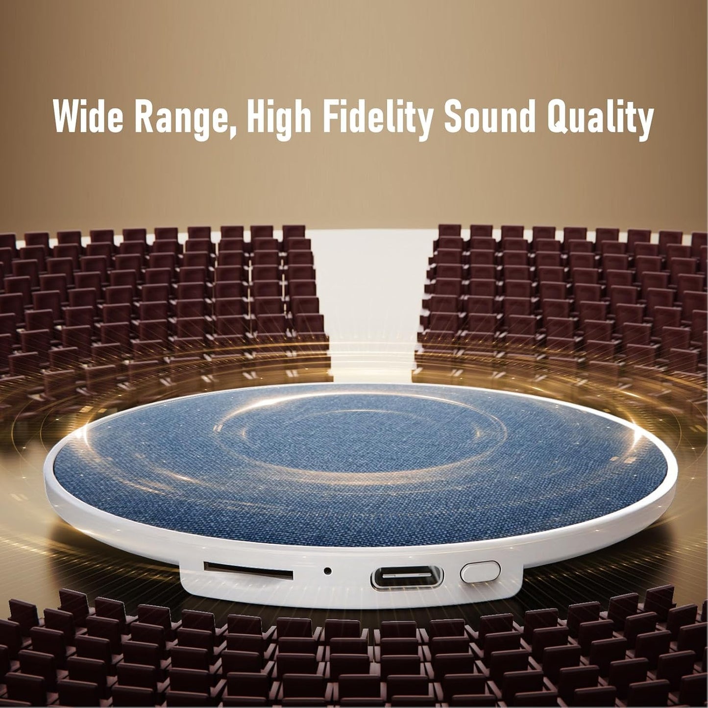 Bewinner 3 Bluetooth Pillow Speaker for Side Sleepers | Slim Design with Modes (Bluetooth/TF Card/White Noise), Auto