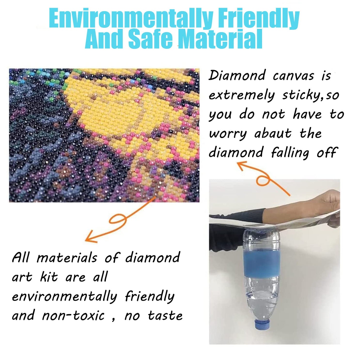 DIY Diamond Painting Full Round Drill Kits for Adults Hanukkah Star of David Jewish 12x16 inch