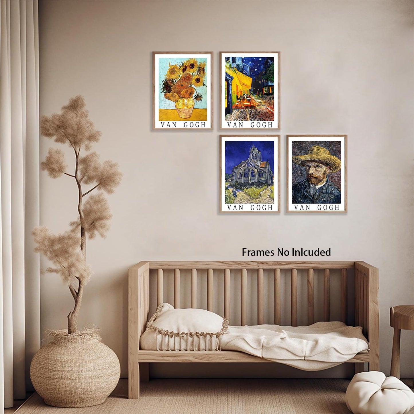 Diamond Painting Kits for Adults - 8 Pack Van Gogh Sunflower Irises Café Terrace at Night DIY 5D Diamond Art Kits Full Drill Diamond Dots Paintings with Diamonds Gem Art and Crafts Home Decor 12x16 in