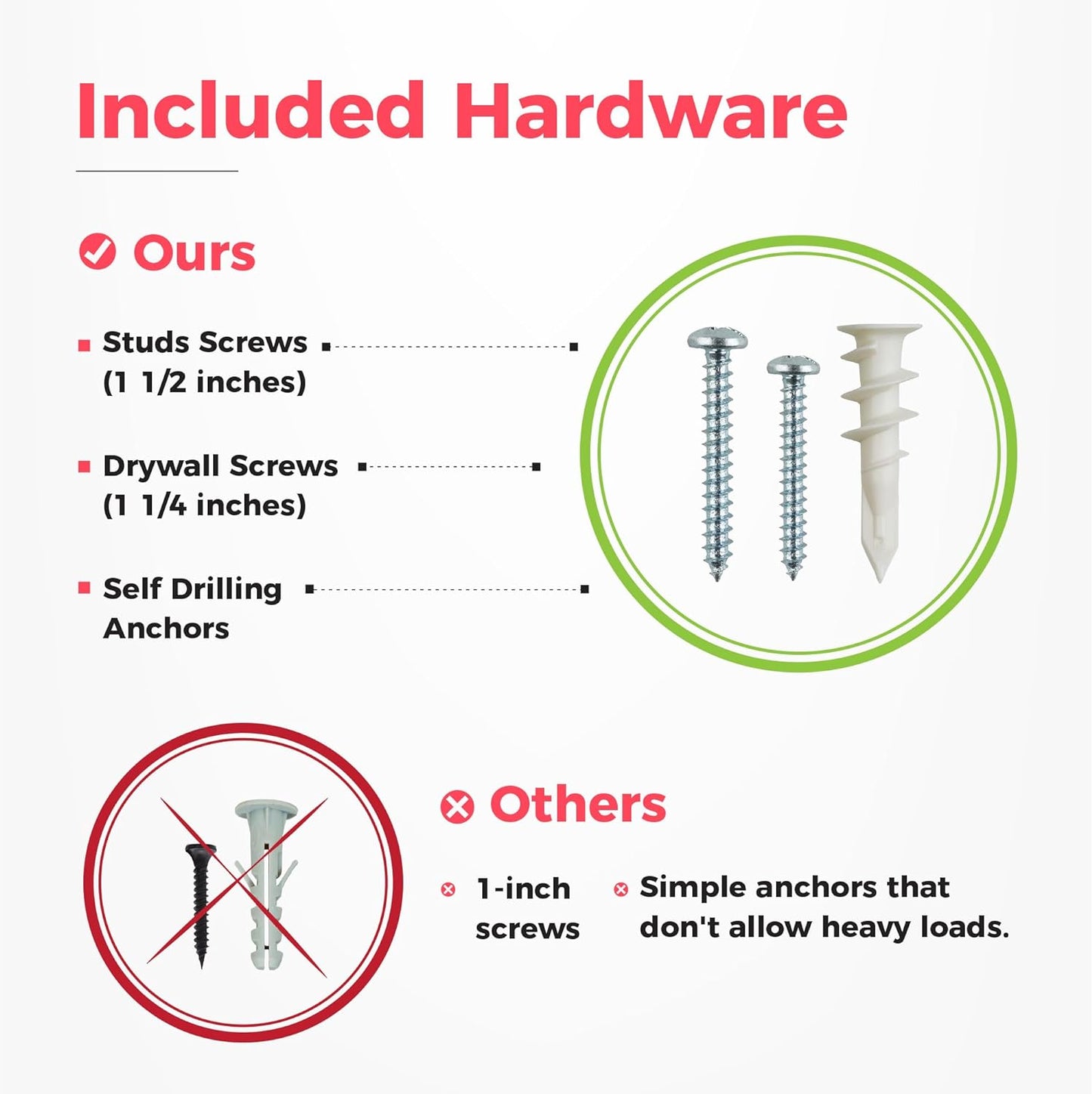 TIDYME Garage Wall Organizer - 64" Heavy-Duty Tool Storage Rack with Adjustable Hooks | 400 lbs Capacity
