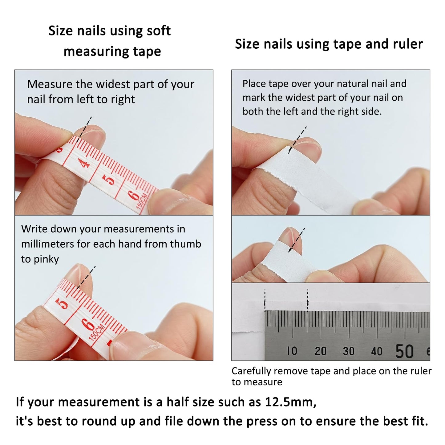 TENPAL 10pcs Coffin Press-On Nails Kit,Punk Metal Glam False Nails with Airbrush Blush Designs,Cat Eye Edgy Gradient Pink Nails with Rhinestones,Hip Hop Goth Chrome Fake Nails Set with Tools(XS)