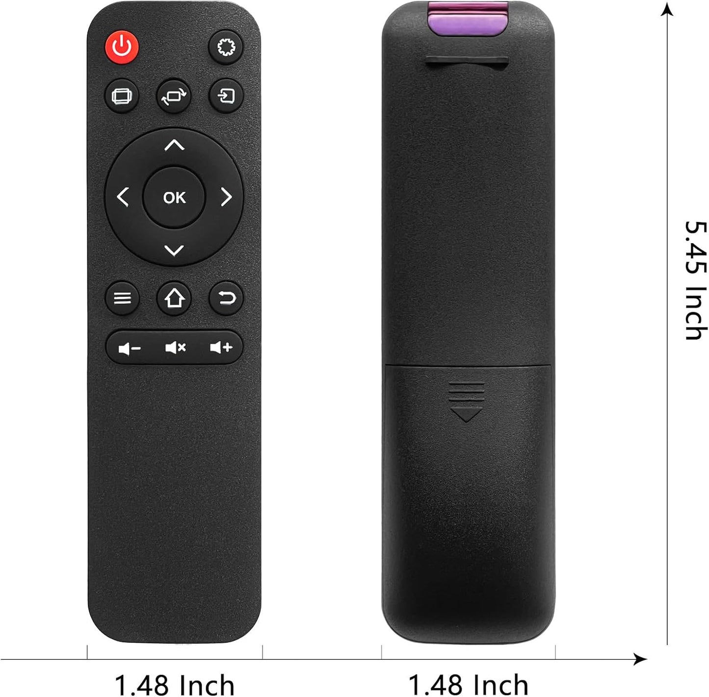 KhotIlong H1 Replacement Remote for Mini Projector,Compatible with HAPPRUN Projector.