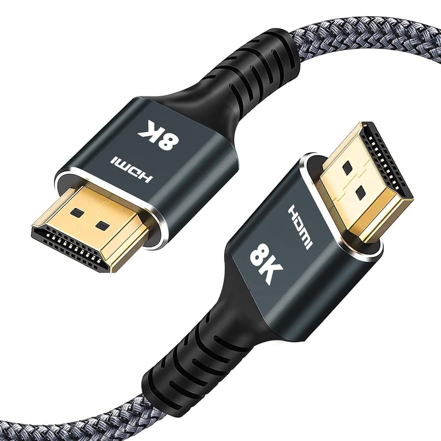 Generic 2M (6.6FT) 48Gbps 8K@60Hz, 4K@120Hz, HDR10, 2.2/2.3, PS3/4/5, Kirei V Wire Ultra High Speed HDMI Cable