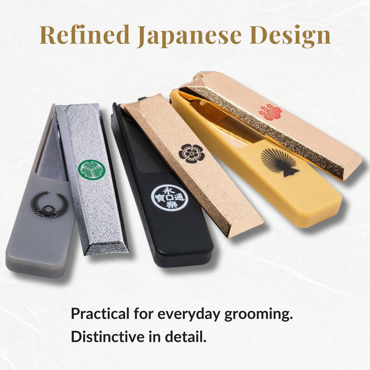 Wablade Japanese Nail Clippers, 2.8 Inch, Made in Seki Japan, Curved Carbon Steel Blade, Built-in Catcher & Nail File, Clean Controlled Trimming for Fingernails & Toenails (Silver)
