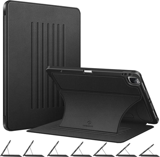 CaseBot 12.9-inch 6th 2022, 12.9" 5th/4th/3rd Magnetic Case for iPad Pro Generation Multiple Angle Shockproof Rugged