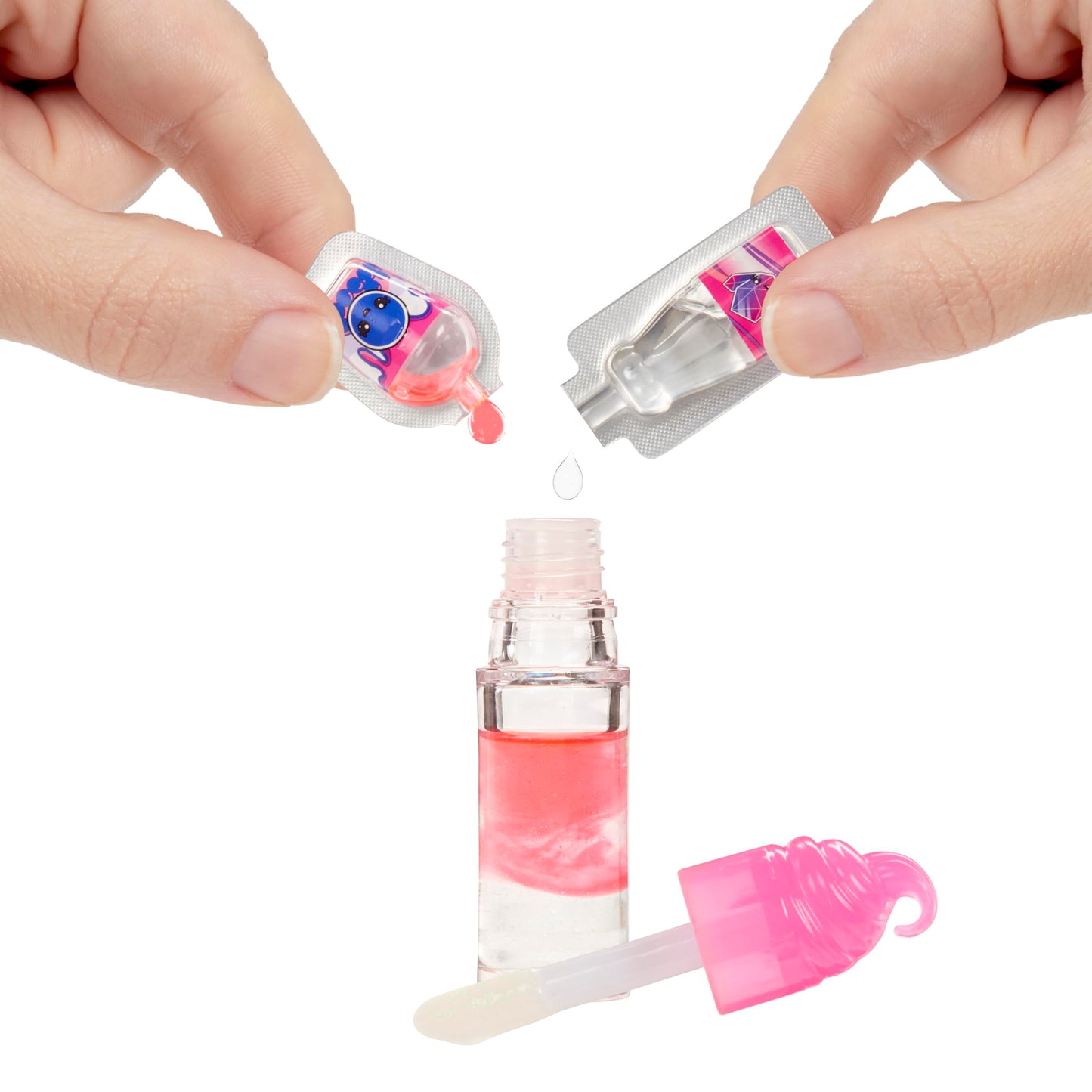 Yummiland Lip Gloss Doll - Roxie Crystal Candy, with DIY Lip Gloss Kit, Ages 4+
