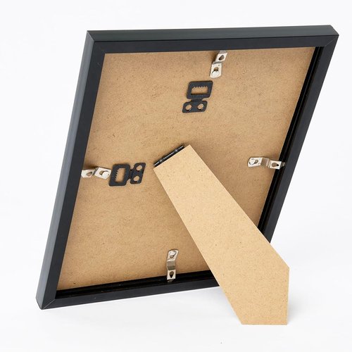 JCJMY 8x13 Picture Frame - Black Wall & Tabletop Display | Shatter-Resistant Plexiglass, Versatile Mounting Options