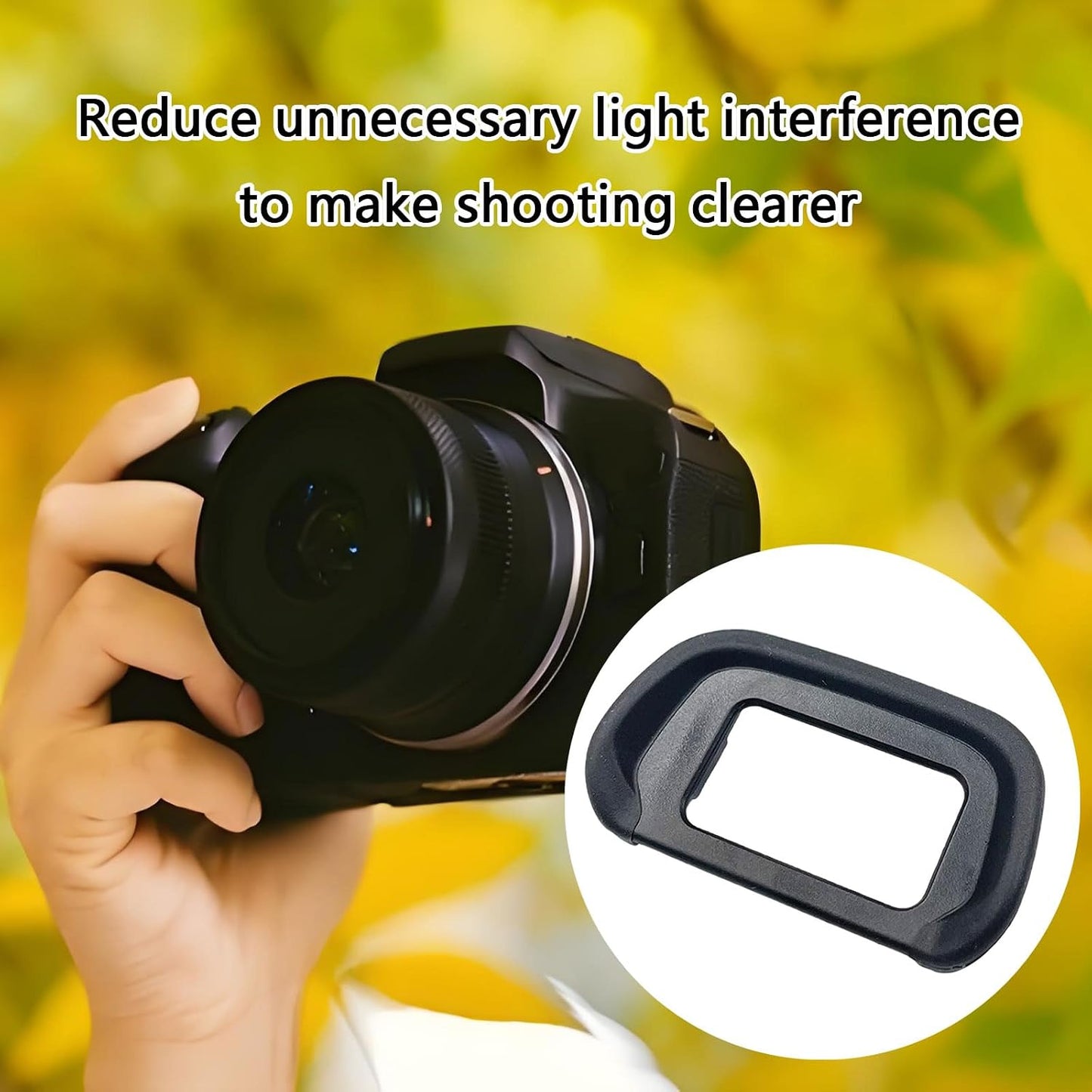 SOMUMOK EOSR10 Hard Eyecups Eyepiece Eye Cup Viewfinders Protectors Covers for Eosr Camera