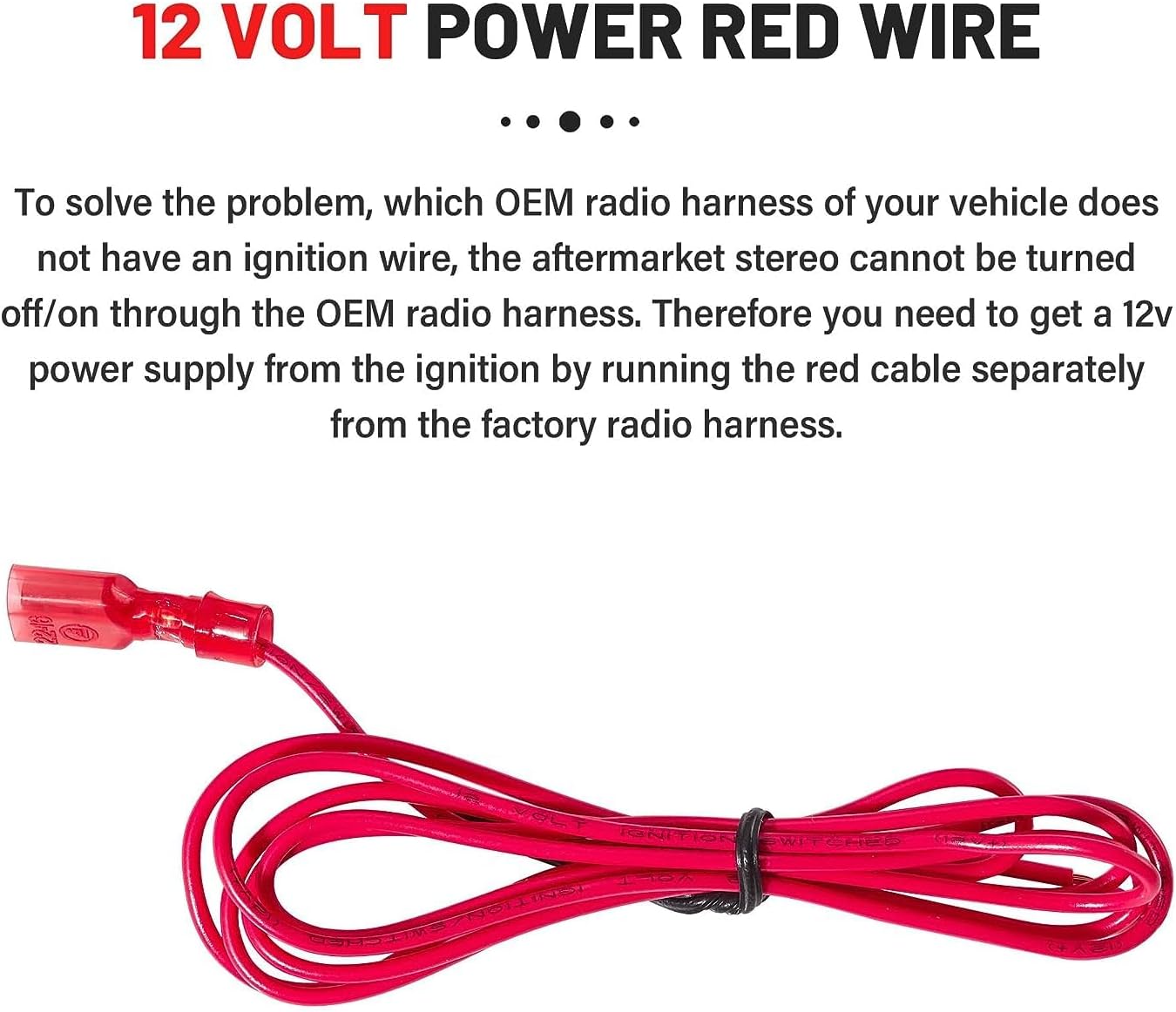 2002-2008 RED WOLF Car Radio Wiring Harness w/Antenna Adapter Compatible with GM Chevy Silverado Impala GMC Sierra