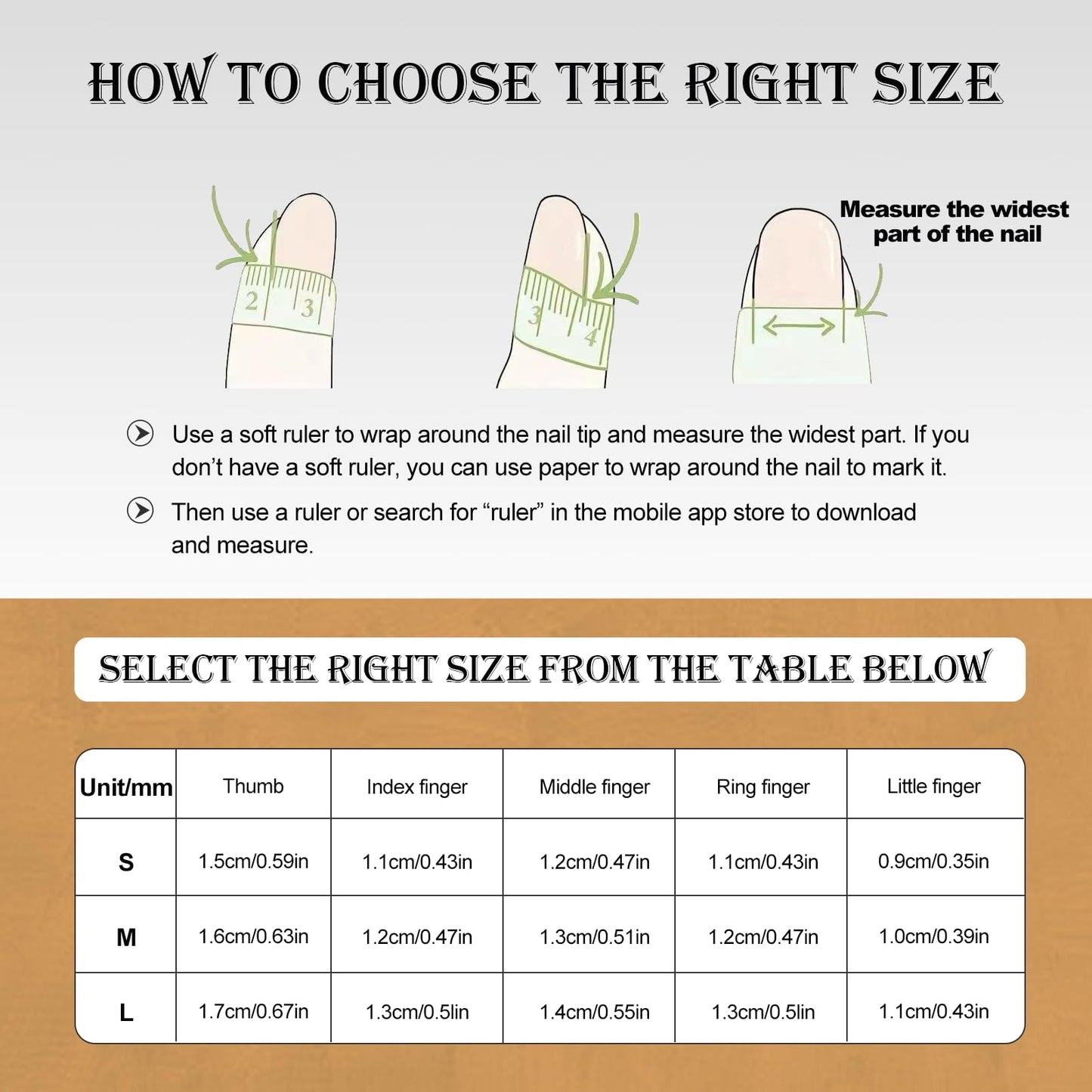 Christmas Handmade Press On Nails – 10pcs Medium Almond Fake Nails, 100% Handmade 3D Santa Claus Designs, Thick Gel Acrylic Full Cover False Nails for Women S SIZE