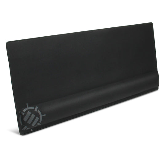 ENHANCE XXL Large Mouse Pad for Desk with 2XL Ergonomic Memory Foam Wrist Rest Support (31.5 x 13.78 x 1 inches) - Desk Pad with Anti-Fray Stitching & Soft Cushion Mat Surface, Designed in The U.S.