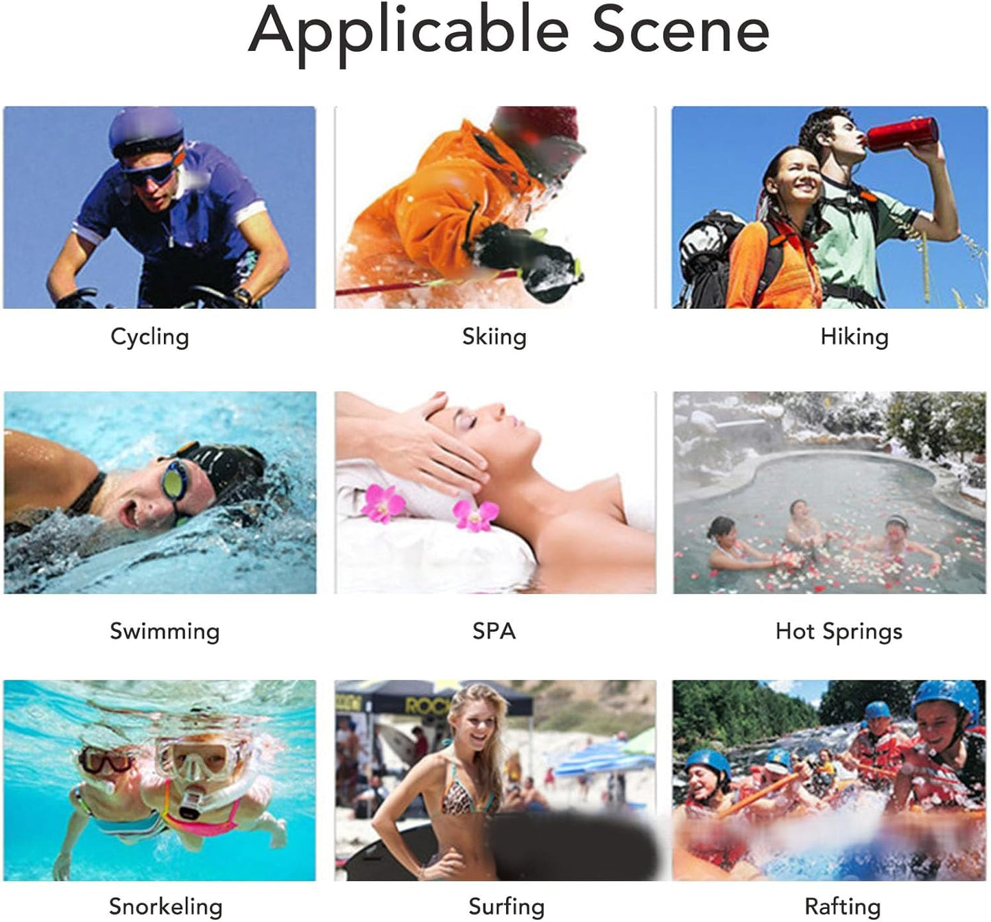 LAISANIM IPX8 MP3 Swimming, 8GB (8GB) Player for Diving, Running - Portable Music Player with Earphone, Hydrodynamic