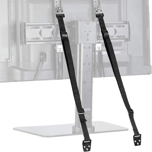 VIVO STAND-SK02 TV Anti-Tip Heavy Duty Dual Cable Kit, Non Tipping Safety Straps for Screens or Furniture Mounting