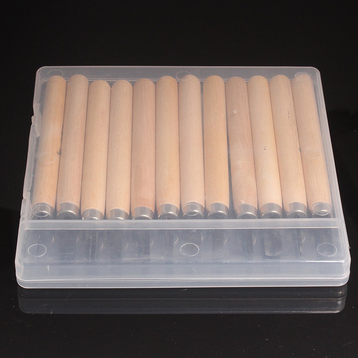 HAZOULEN Wood Carving Knife Set, 12 Pcs Carving Tools for DIY Sculpture Beginners