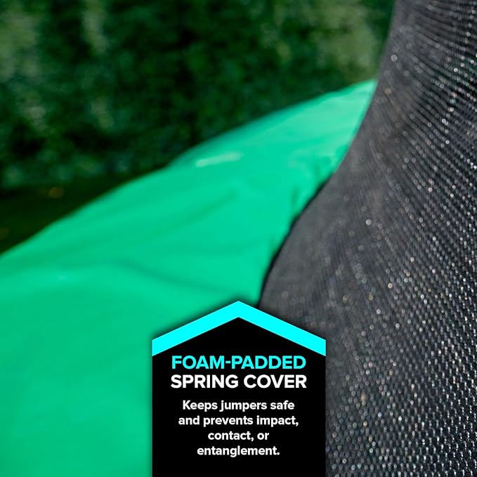 Sportspower Outdoor Trampoline with Safety Enclosure Net, 15FT