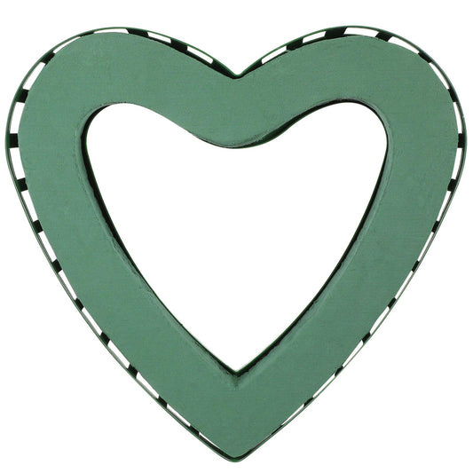 TEHAUX Heart-Shaped Floral Holder with Suction Cup 15.74X15.35X1.77In Flower Rack for Wedding Car Decoration Floral Arrangement Accessory for Special Events
