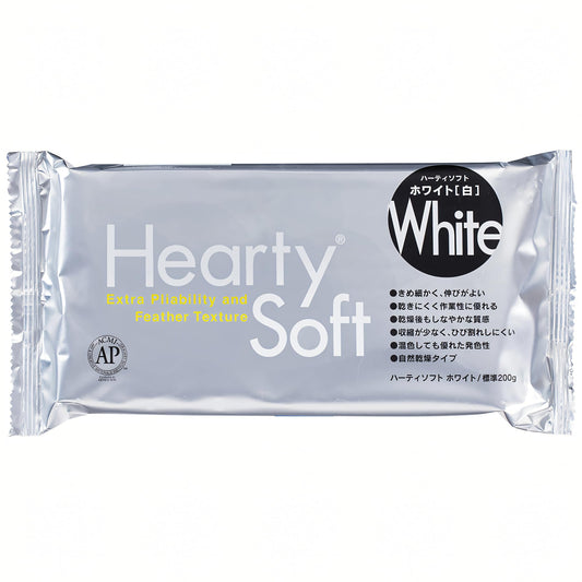 Activa Hearty Soft Clay, White, Lightweight Air Dry Clay 180g (6.3 oz) | Fine & Flexible Texture Perfect for Flowers, Sweets & Deco, Miniature Food