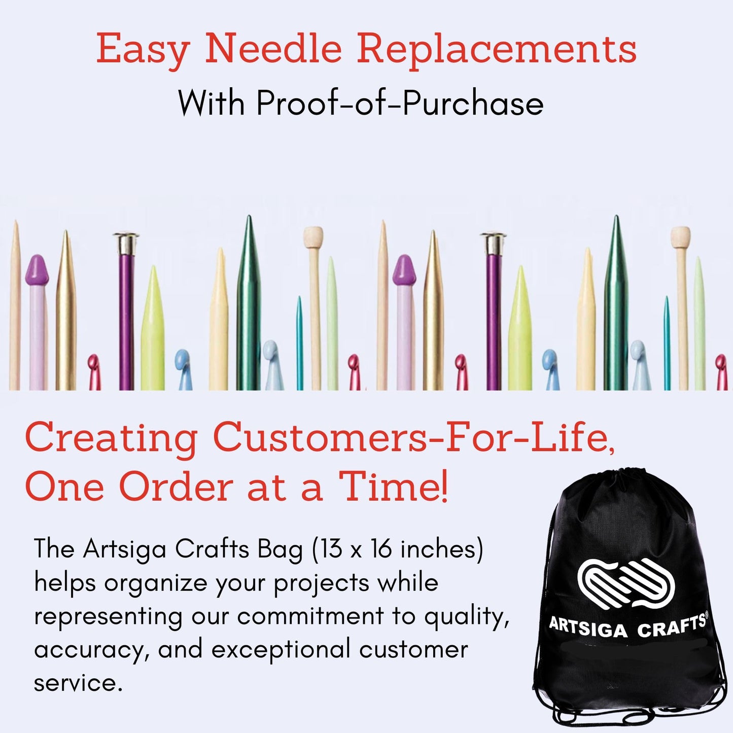 ChiaoGoo Spin Bamboo 5-Inch Small 2500-S Interchangeable Circular Knitting Needle Set, Sizes US 2, 3, 4, 5, 6, 7, 8 with 3 Cords, Connectors, Stitch Markers with Project Bag