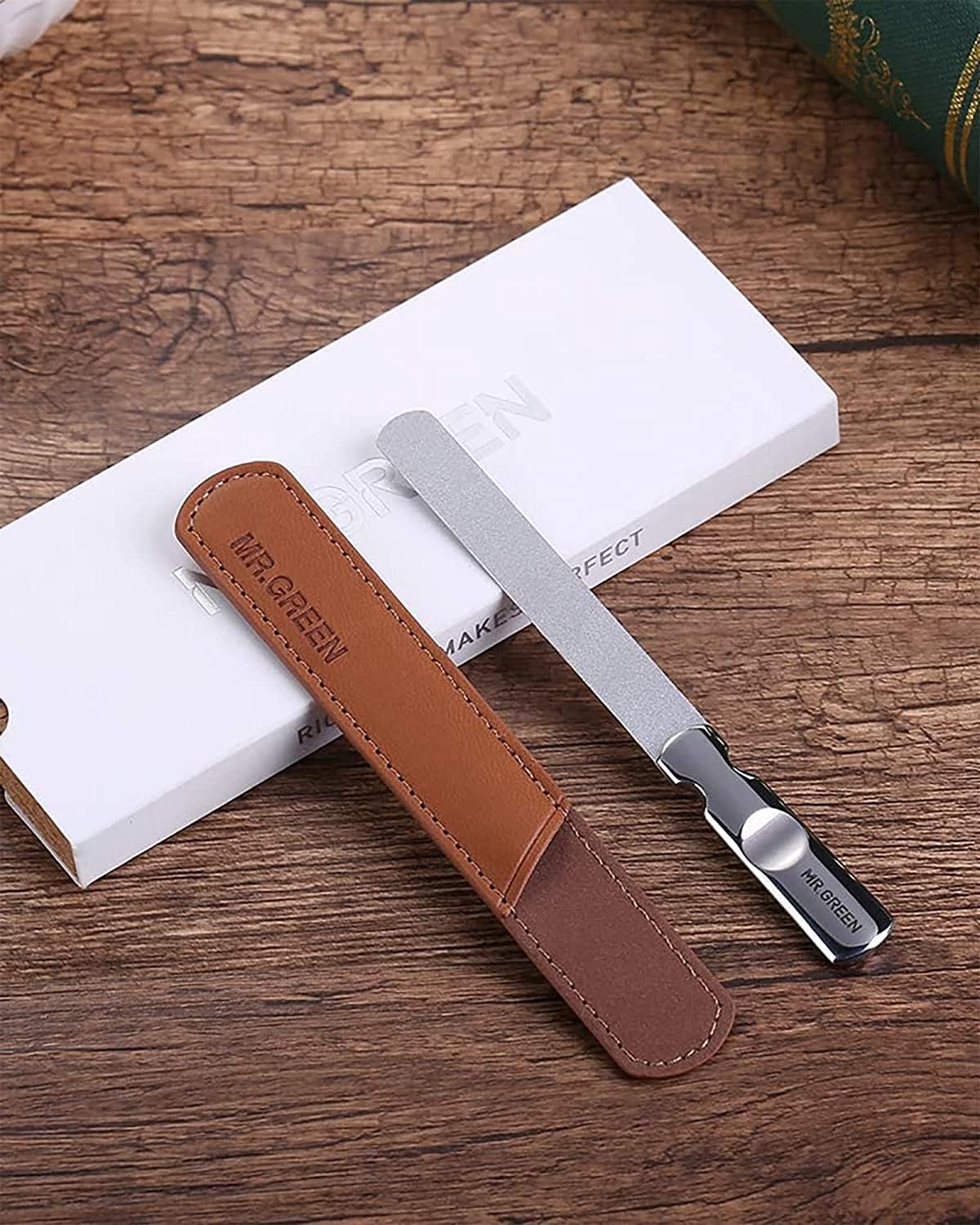 Large Stainless Steel Nail File with Medium Pointed Stainless Steel Nail File