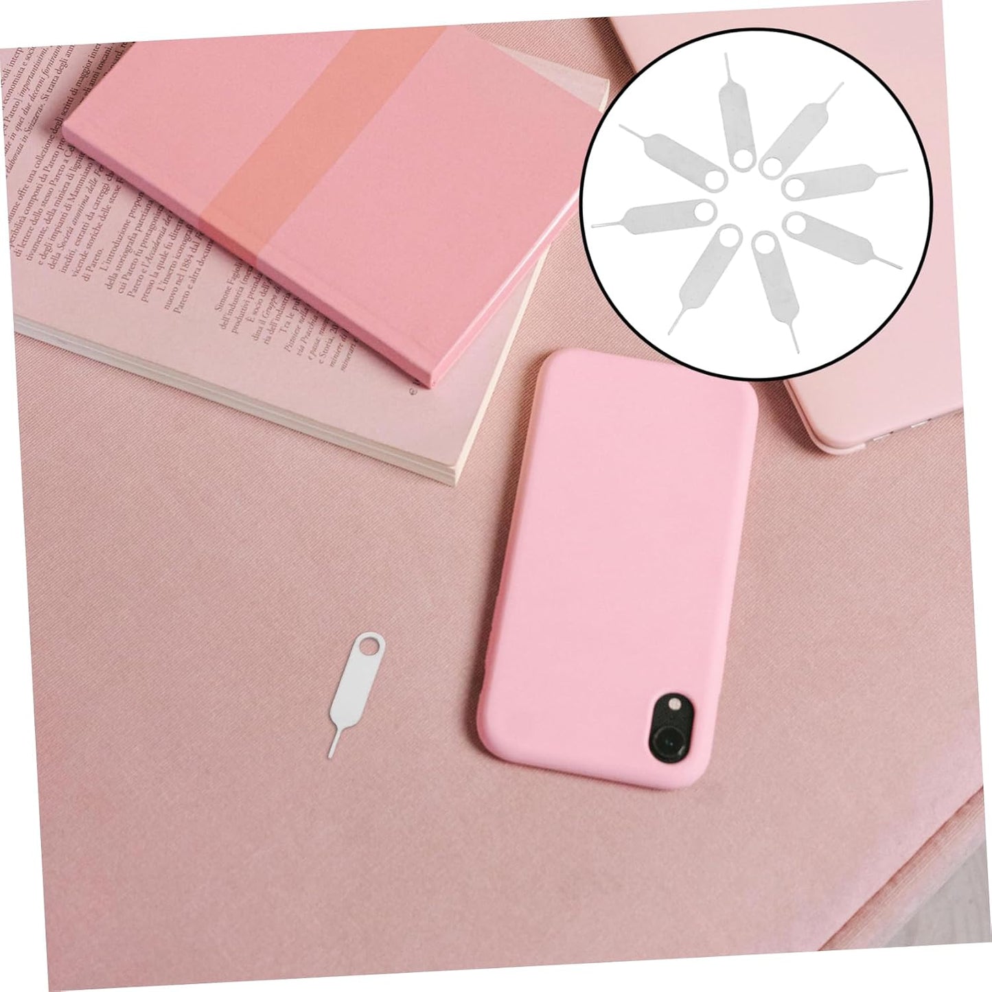 500pcs jojofuny Mobile Phone Card Removal Needle Pin for Sim Card Sim Card Eject Pin Sim Card Tool Ejector Pin Sim Card
