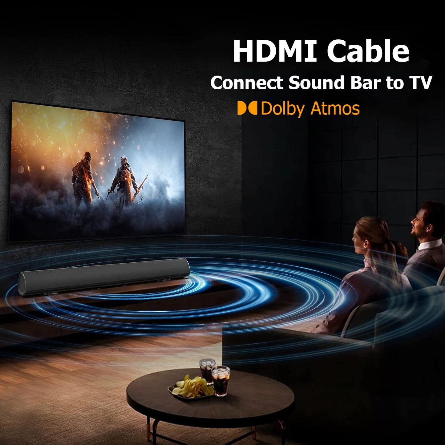 Vorothin 4K 3 5-Pack, 3FT 4K@60Hz, 2.2, 3D, CL3 PS5, PS4, HDMI Cable FT HDMI Cord Shielded HDMI Cord Support HDCP HDR