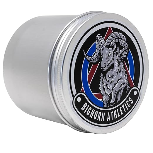 Bighorn Athletics Pro Series Jiu-Jitsu Finger Tape, 8-Rolls with Tin Holder, Enhanced Strength, Residue-Free (0.3-Inch, White)