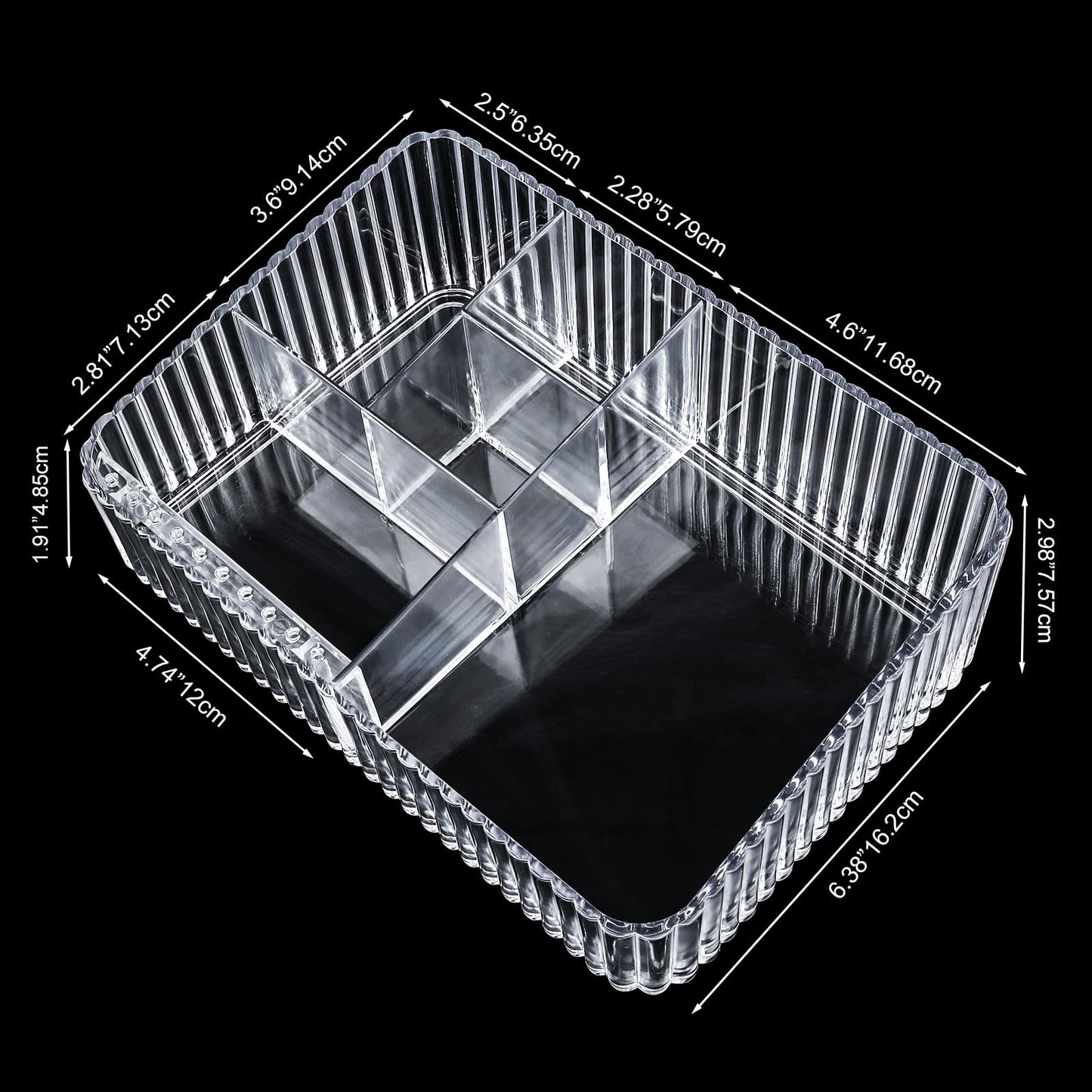 heemeei Nail Drill Machine & Bits Storage Box, 10 Holes Transparent Acrylic Drill Bit Holder, Plastic Nail Drill Tool Displayer Holder Case for Nails, Professional Nail Drill Grinding Bit Organizer