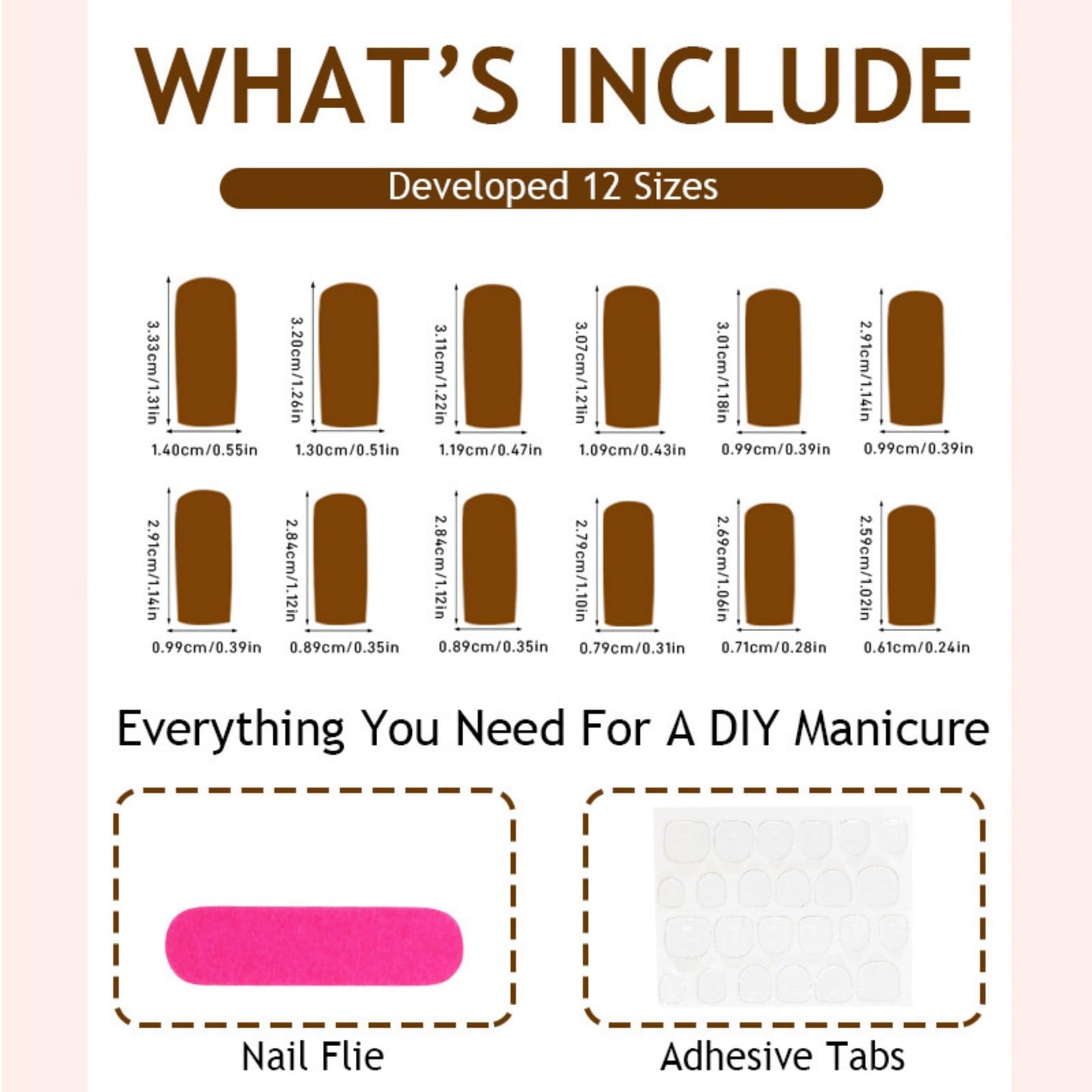 SEENEEY Long Press on Nails Square Fake Nails Brown Artificial Nail Leopard and Black Bow Designs Cute Stick on Nail for Women 24pcs