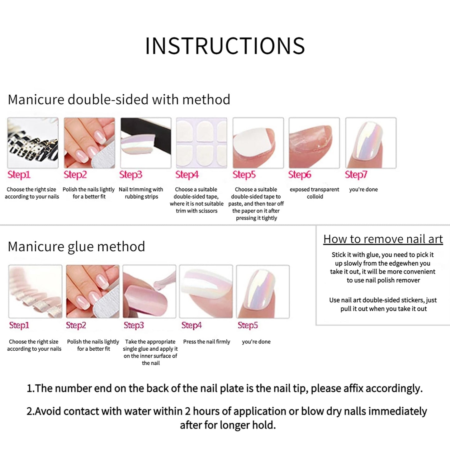 RTKHFZE French Tips Short Press on Nails Square Fake Nails with Flower Stereoscopic Embossed Design,Glossy Nude False Nails Full Cover Artificial Acrylic Nails Stick on Nail for Women Girls 24Pcs