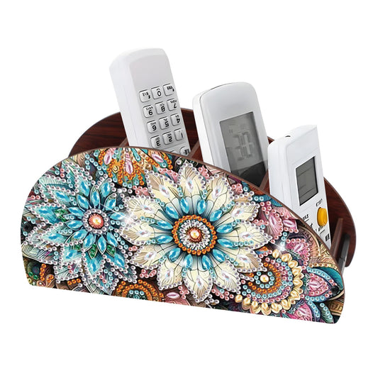 MVVMTOP Diamond Painting Kits Organizer Box, Diamond Art DIY Flowers Special Shape Diamond Partial Mosaic Handmade Making Kit Organizer Box, Home Dining Living Room Tabletop Art Decoration