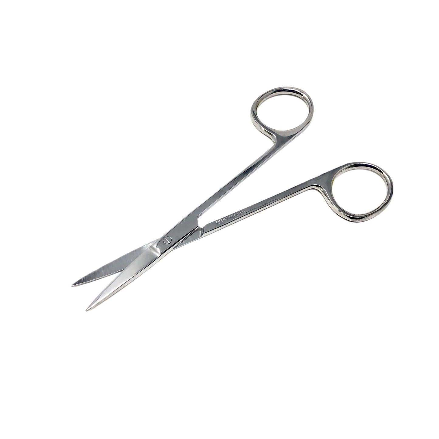 Cynamed Iris Micro Dissecting Precision Lab Scissors, Fine Point Straight - Perfect for Doctors, Nurses, EMS, Students, Education & Training and More (Pack of 10)