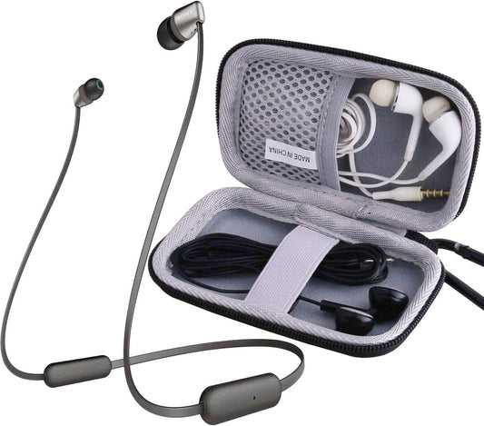 WERJIA Wi-Xb400/Wi-C200/ WI-C310 MP3 Hard EVA Travel Case for Sony Wireless in-Ear Headphones. Earphone Carrying Case