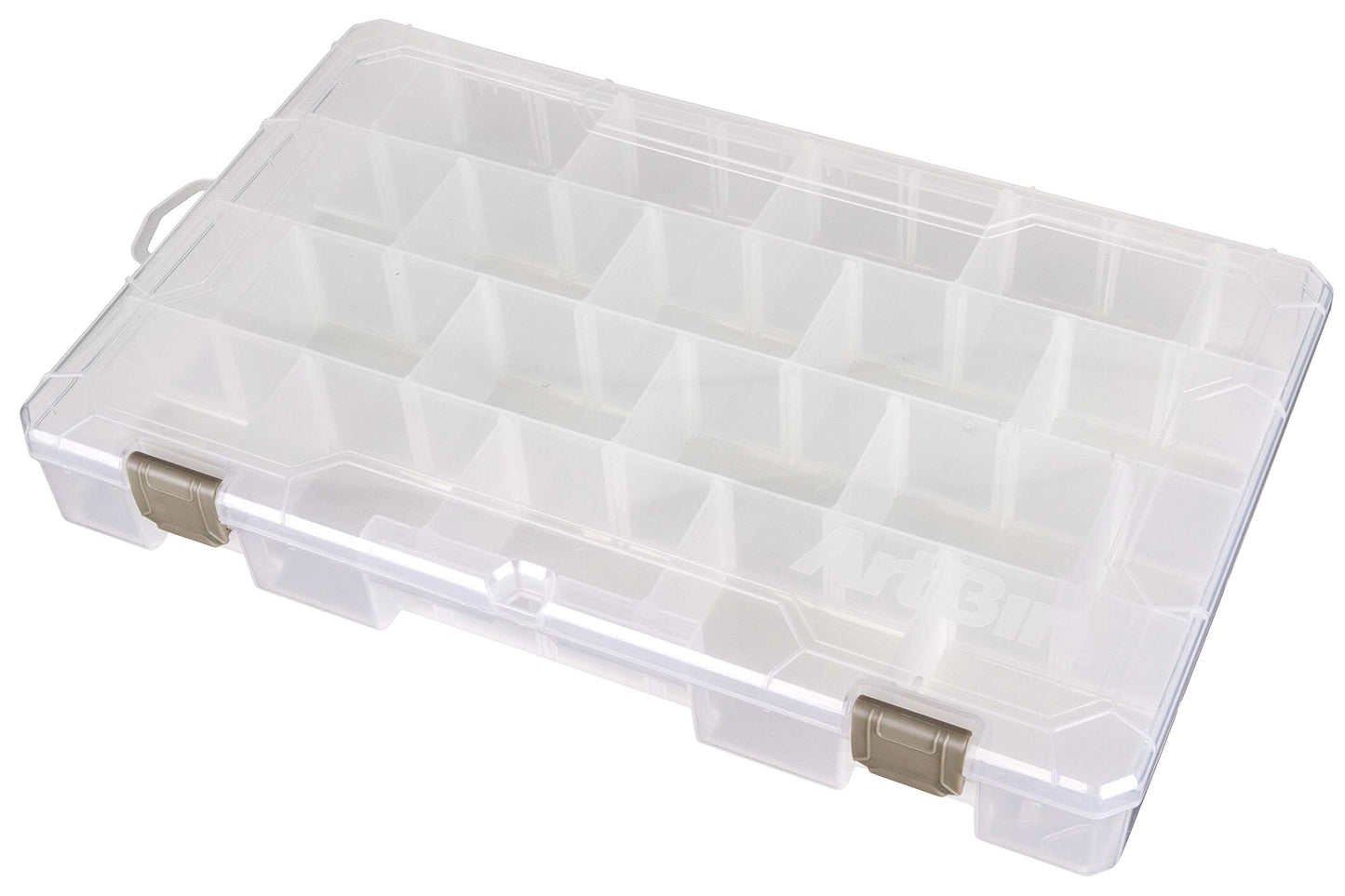 ArtBin Large Solutions Box Clear Art & Craft Organizer with Dividers - Plastic Storage Case for Convenient and Versatile Storage - Ideal for Various Craft Supplies