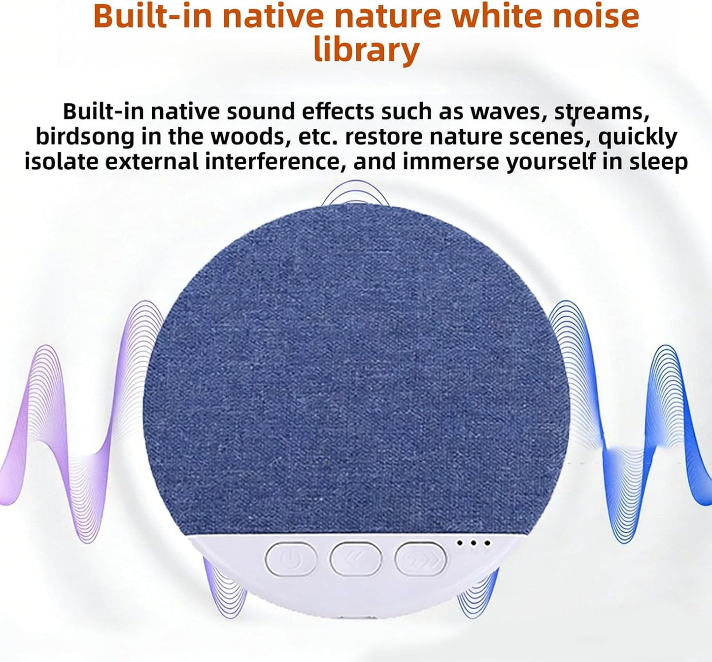 VBESTLIFE Pillow Speakers for Sleeping, Bluetooth Pillow Speaker with White Noise and Timer, Wireless Sleep Aid