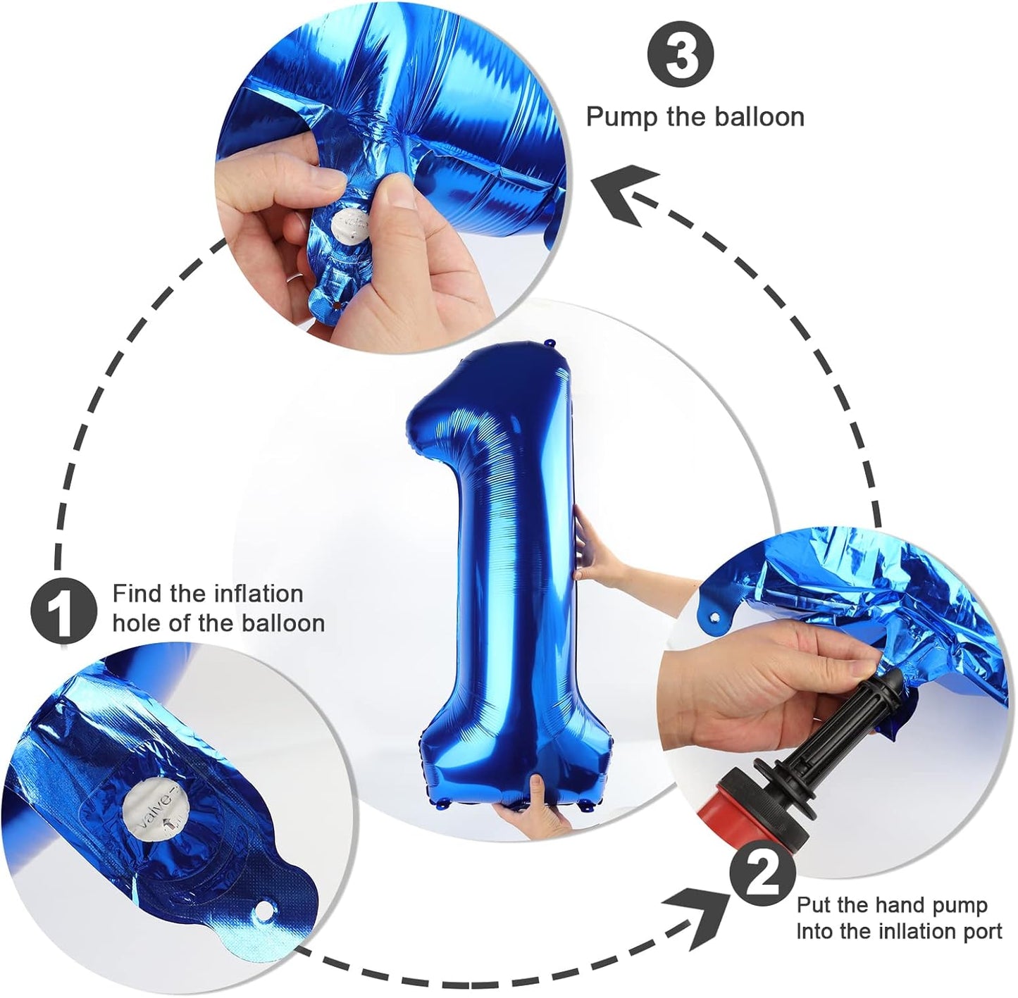 Number 0 Balloons - 40 Inch Navy Blue Birthday Decorations for Milestone Events | Perfect for Ages 10-60