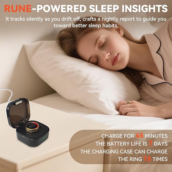 Ultra Smart Ring for Women Men,Health Fitness Tracker with Sleep/Blood Pressure/Oxygen Monitoring, Heart Rate & Activity Tracking,IP68 Waterproof, 5+Day Battery,No Subscription Fee 1-Silver 12