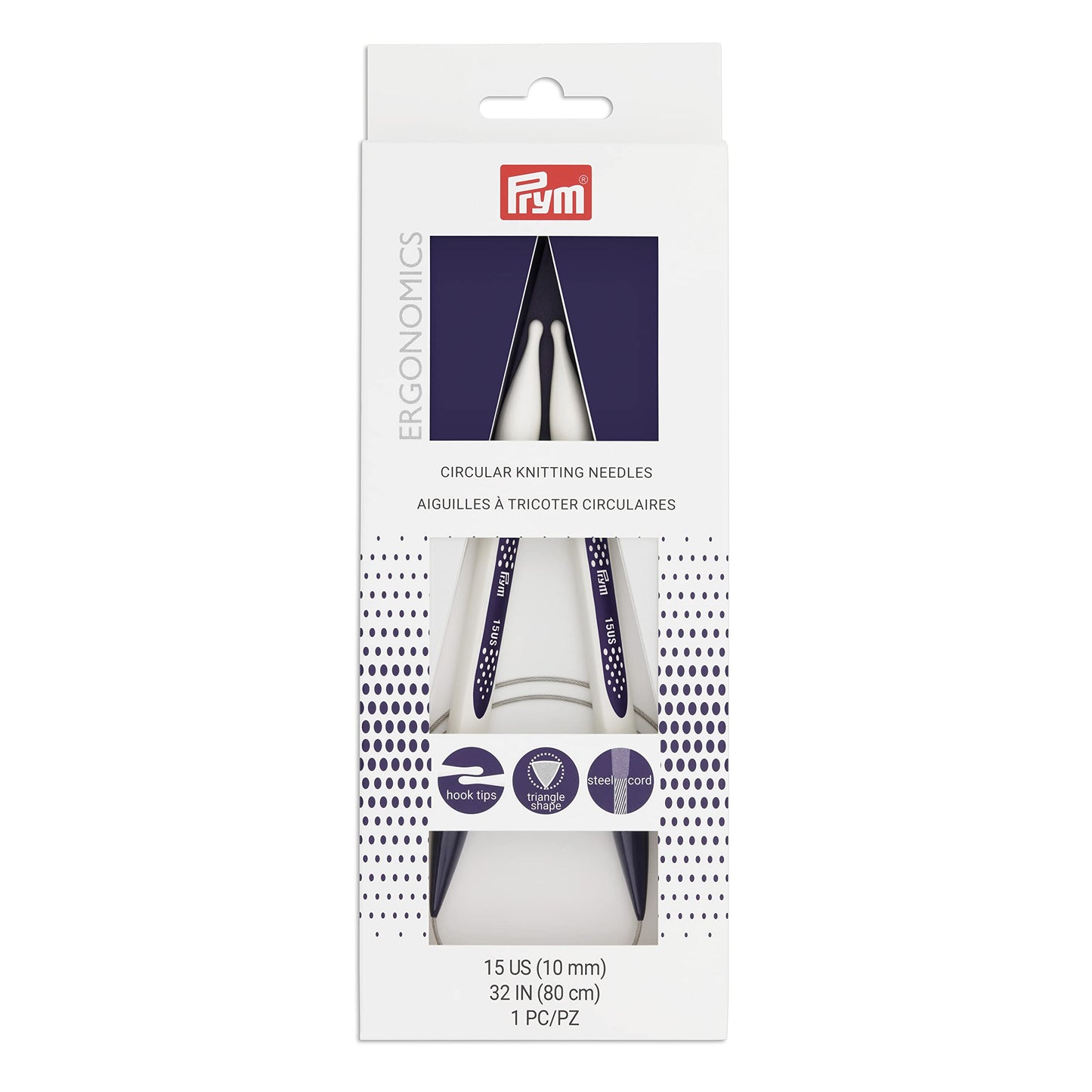 Prym Circular Needle 32" 15, Size 15/10mm